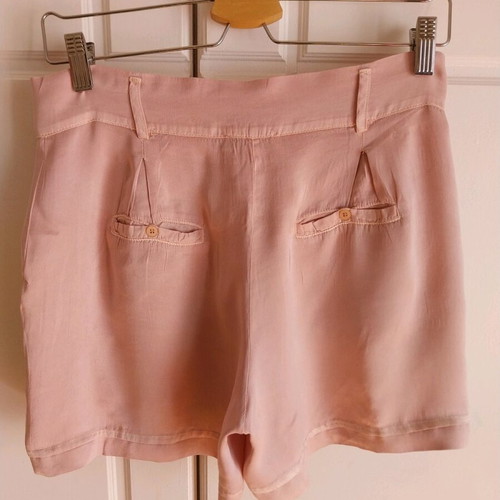Silk shorts like new, pink, size S, apple blossom shade