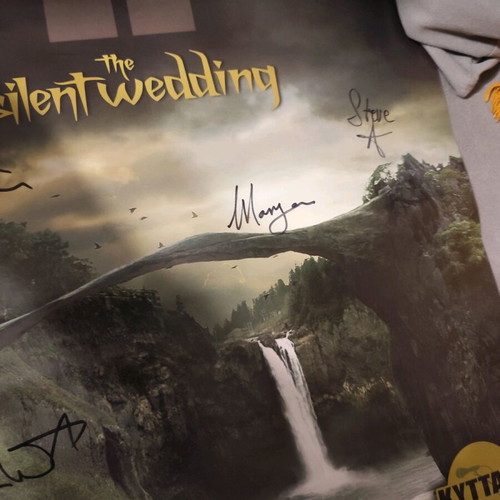 Threshold signed poster, 2017 concert