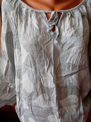 Лятна блуза с дълъг ръкав като ново, 100% вискоза