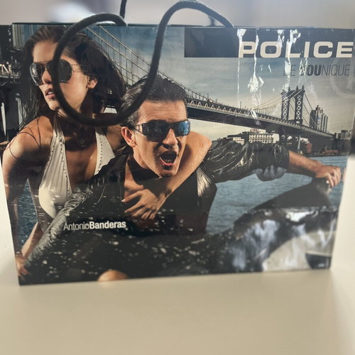 Police paper bag Be Younique campaign like new