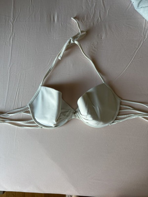 Med bikini top white used, size L