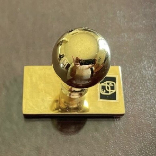 Gold-plated stamp 24 carat Italian new
