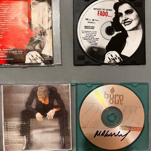 CDs used, pack of 35 with various music genres