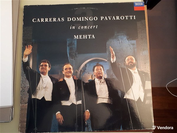  vinilio CARRERAS DOMINGO PAVAROTTI in concert / MEHTA