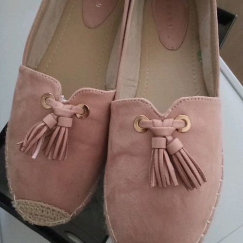 Espadrilles like new with tassels size 40 pink