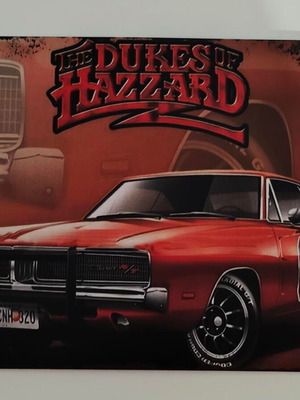 Metal decorative sign The Dukes of Hazzard General Lee like new