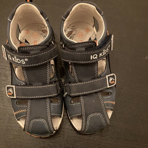 IQ KIDS leather sandals, size 28, blue