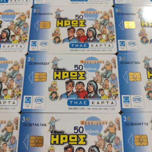 12 phone cards the little HERO