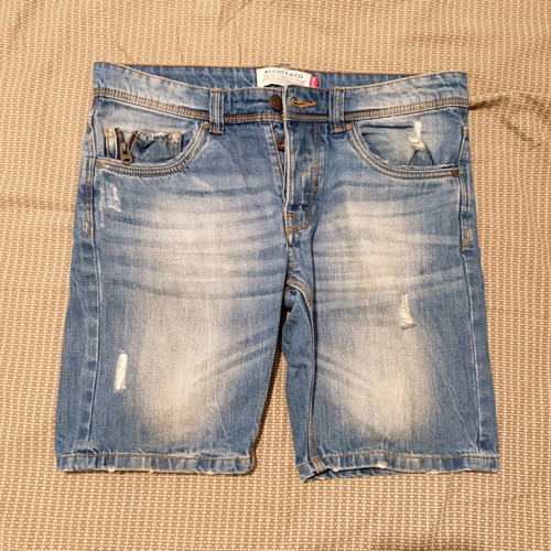 Alcott & Co Men's Denim Shorts Size 32 Light Blue Like New