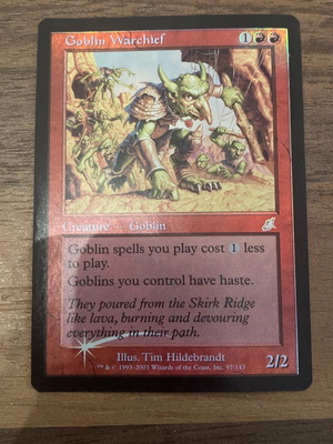 Goblin Warchief foil μεταχειρισμένο