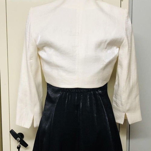 Angelo dress and bolero set new, size S/M, black and white
