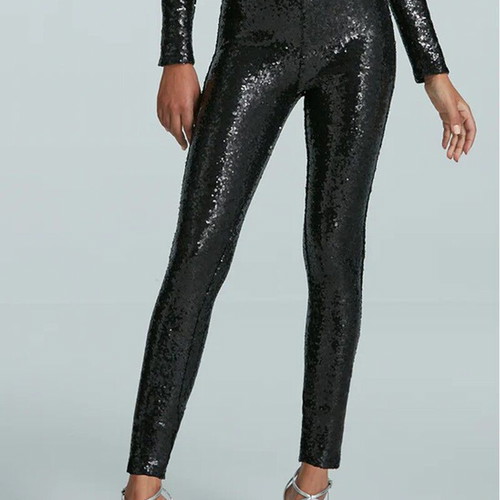 Commando black sequin leggings size S like new