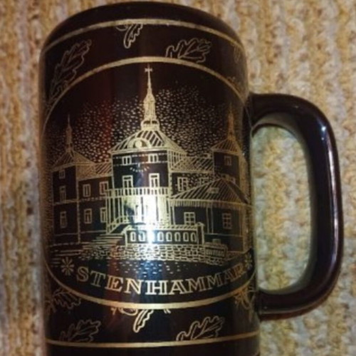 Swedish Rörstrand mugs like new, collectible annual editions