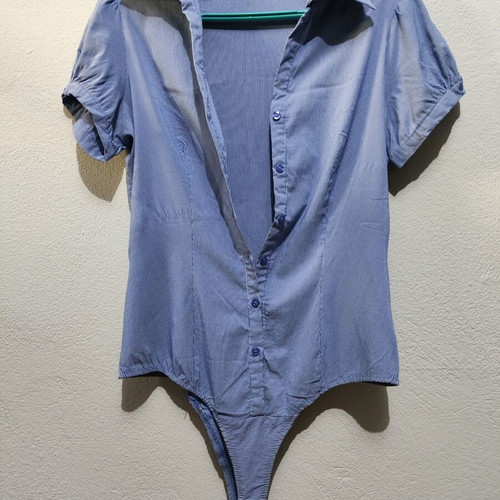 Women's Forget Me Not Blue Bodysuit Large like new