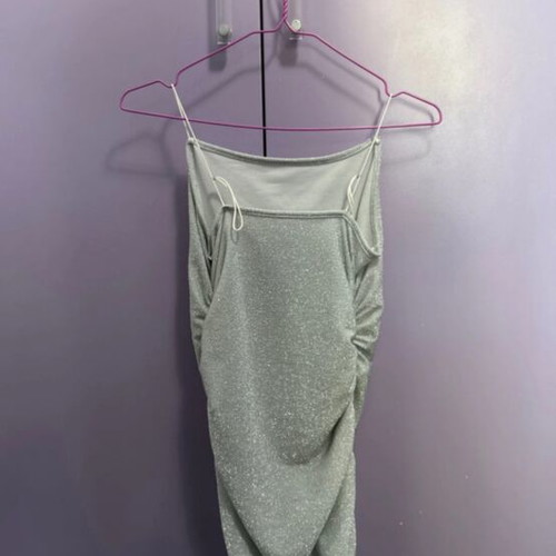 Dress with glitter Shein like new, gray, size M