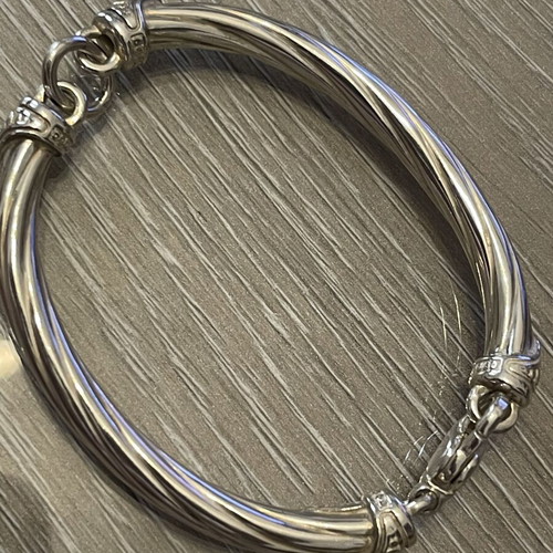 LALAOUNIS 925 silver handcuff bracelet