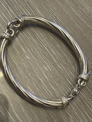 LALAOUNIS 925 silver handcuff bracelet