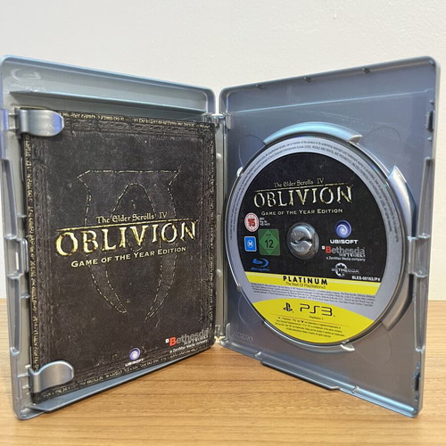 The Elder Scrolls IV Oblivion PS3 Game of the Year Edition used with map