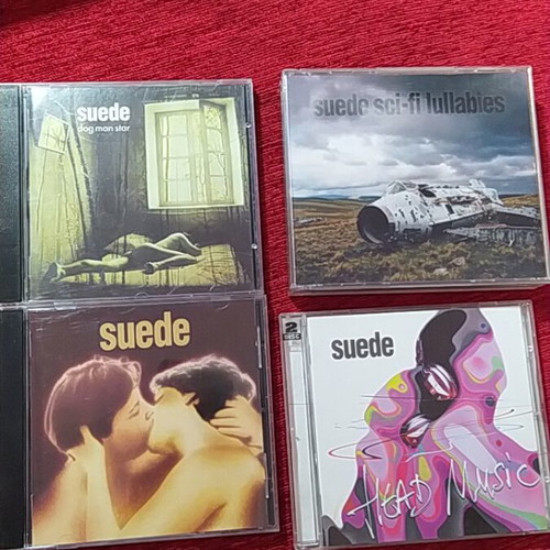 Suede 3 CD set including Sci-fi Lullabies, Head Music, Dog Man Star