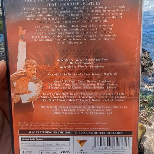 Michael Flatley Gold DVD used, authentic collectible masterpiece