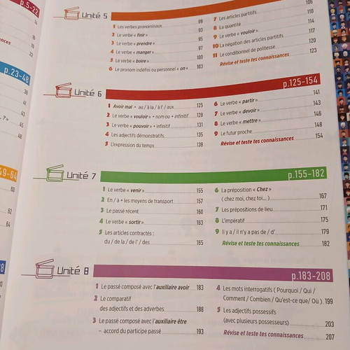 French Grammar Book A1 Junior teacher's edition like new