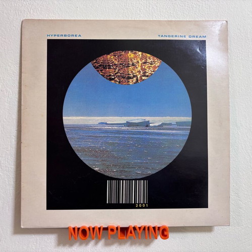 Tangerine Dream Hyperborea LP used, electronic music