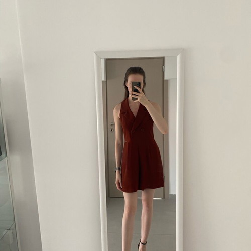 Toi&Moi burgundy playsuit size S like new