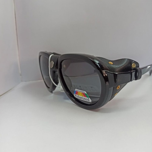Men's sunglasses new polarized retro steampunk style