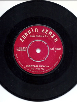 Zerrin Zeren Boştur Dünya / Ölmek Var Dönmek Yok vinyl single used, folk