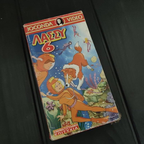 Lassy 6 VHS like new, dubbed animated cartoons