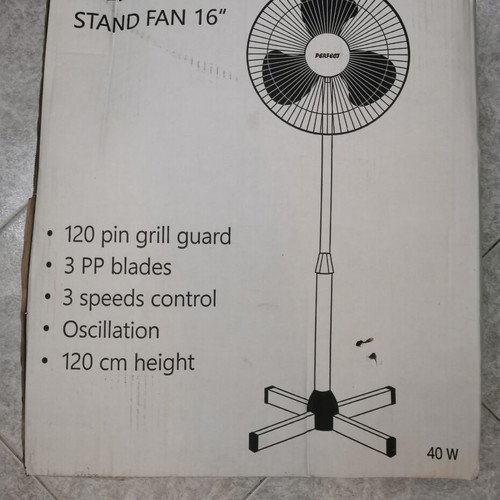 Fans 40W 43 cm, new, pack of 2, 3 speeds
