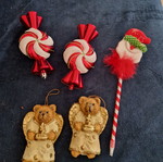 Christmas items used, assorted pack with candy decorations
