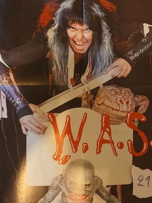 W.A.S.P./Overkill poster like new