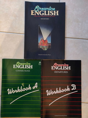 Streamline ENGLISH book with Workbook A & B used
