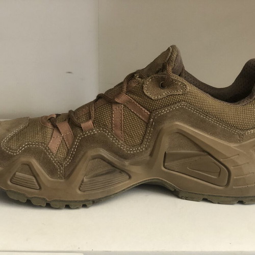 Lowa GTX Gore Tex shoes used, beige, size 44.5