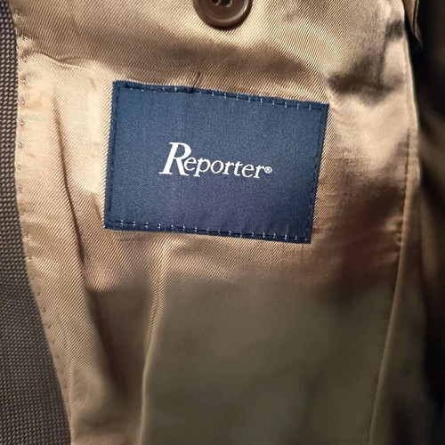 Reporter men's suit like new, brown, size 48
