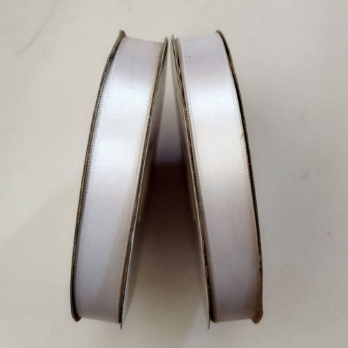 Satin ribbons double-sided pack of 2, 1.5 cm width, 50 meters each new