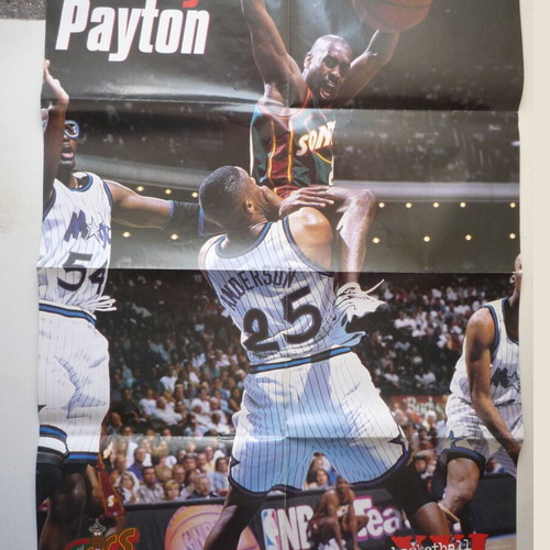 Gary Payton Seattle SuperSonics XXL Basketball Poster new