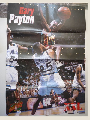 Αφίσα Gary Payton Seattle SuperSonics XXL Basketball καινούργιο