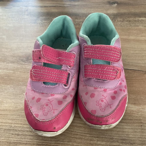 Peppa children's athletic shoes used, size 27, pink