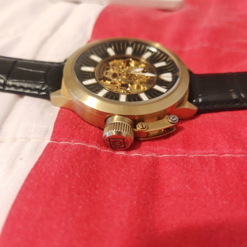 Invicta Corduba 7136 vintage men's watch used, automatic skeleton
