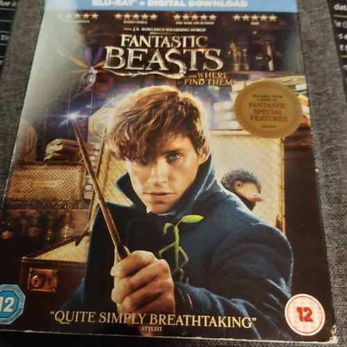 Fantastic Beasts And Where To Find Them Blu-ray like new with Greek subs
