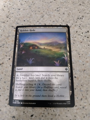 Magic the Gathering Hobbit Hole foil κάρτα καινούργια