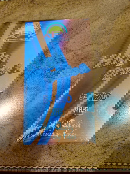 2x Σφραγισμένες Κασέτες Recording Tapes APK High Quality Grade E-120 VHS Back Coating Sealed Βίντατζ