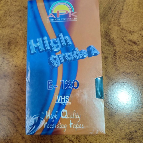 Recording Tapes APK High Quality Grade E-120 VHS sealed, pack of 2