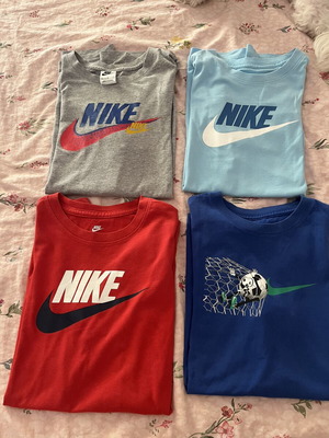 T-shirt pack for boys XL Nike and Under Armour like new, set of 5