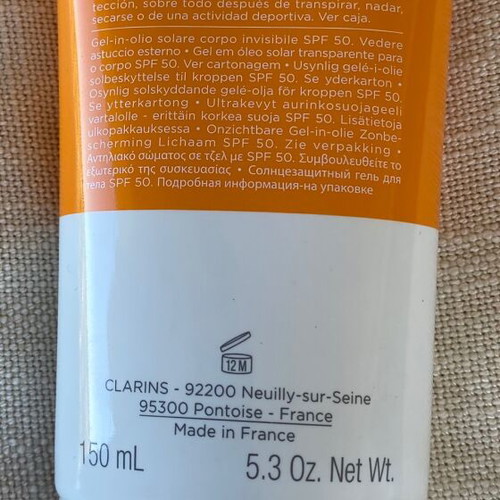 Clarins Sun Care Get-To-Oil 150ml new sunscreen