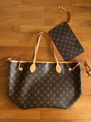 Louis Vuitton shoulder bag like new, brown