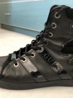 Guess black ankle boots size 45 like new