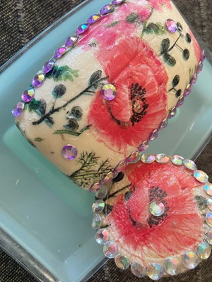 Bath products beautiful new colorful decorative soaps